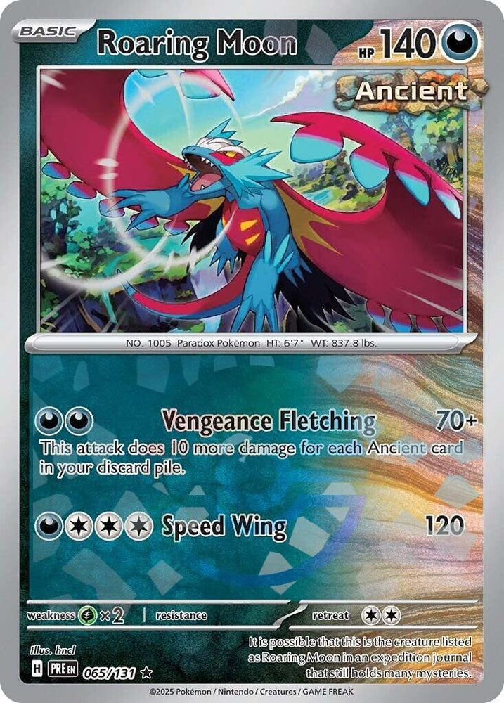 Image for Roaring Moon (Poke Ball Pattern) (065/131) [SV: Prismatic Evolutions]