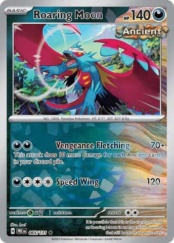 Image for Roaring Moon (Poke Ball Pattern) (065/131) [SV: Prismatic Evolutions]