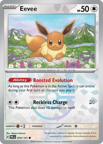 Image for Eevee (Poke Ball Pattern) (074/131) [SV: Prismatic Evolutions]