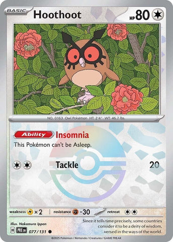 Image for Hoothoot (Poke Ball Pattern) (077/131) (PRE)