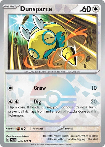 Image for Dunsparce (Poke Ball Pattern) (079/131) [SV: Prismatic Evolutions]