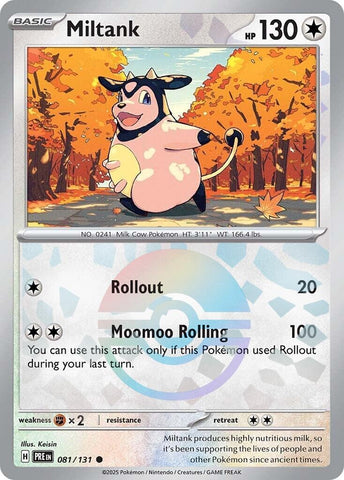 Image for Miltank (Poke Ball Pattern) (081/131) [SV: Prismatic Evolutions]