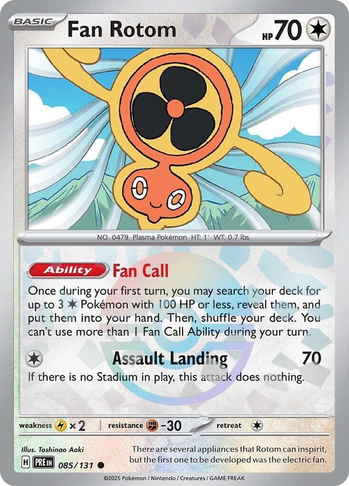Image for Fan Rotom (Poke Ball Pattern) (085/131) [SV: Prismatic Evolutions]