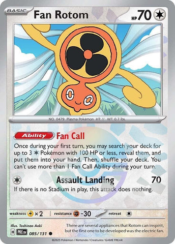 Image for Fan Rotom (Poke Ball Pattern) (085/131) [SV: Prismatic Evolutions]