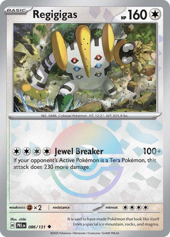 Image for Regigigas (Poke Ball Pattern) (086/131) [SV: Prismatic Evolutions]