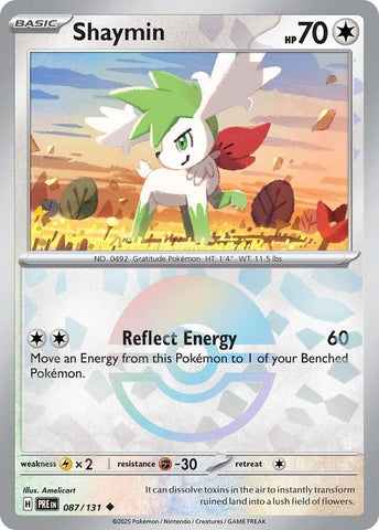 Shaymin (Poke Ball Pattern) (087/131) (SV: Prismatic Evolutions)