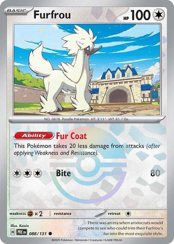 Image for Furfrou (Poke Ball Pattern) (088/131) (PRE)