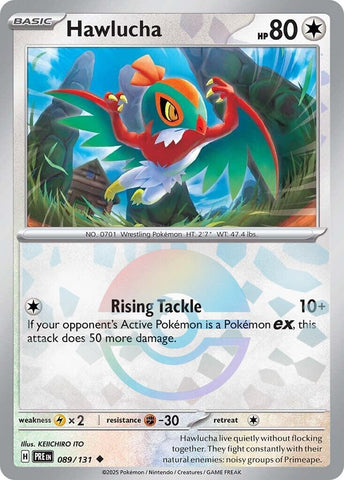 Image for Hawlucha (Poke Ball Pattern) (089/131) [SV: Prismatic Evolutions]