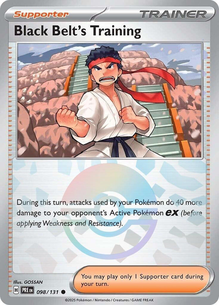 Image for Black Belt's Training - 098/131 (Poke Ball Pattern) (098/131) [SV: Prismatic Evolutions]