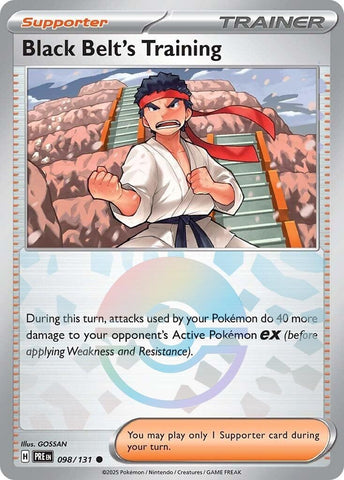 Image for Black Belt's Training - 098/131 (Poke Ball Pattern) (098/131) [SV: Prismatic Evolutions]