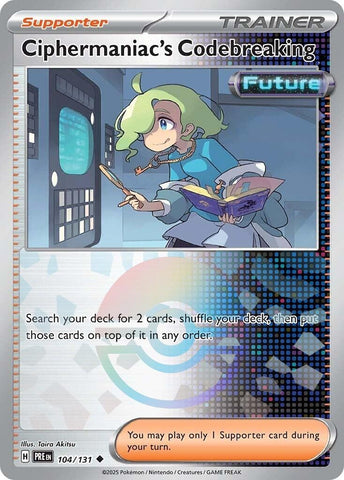 Image for Ciphermaniac's Codebreaking (Poke Ball Pattern) (104/131) [SV: Prismatic Evolutions]
