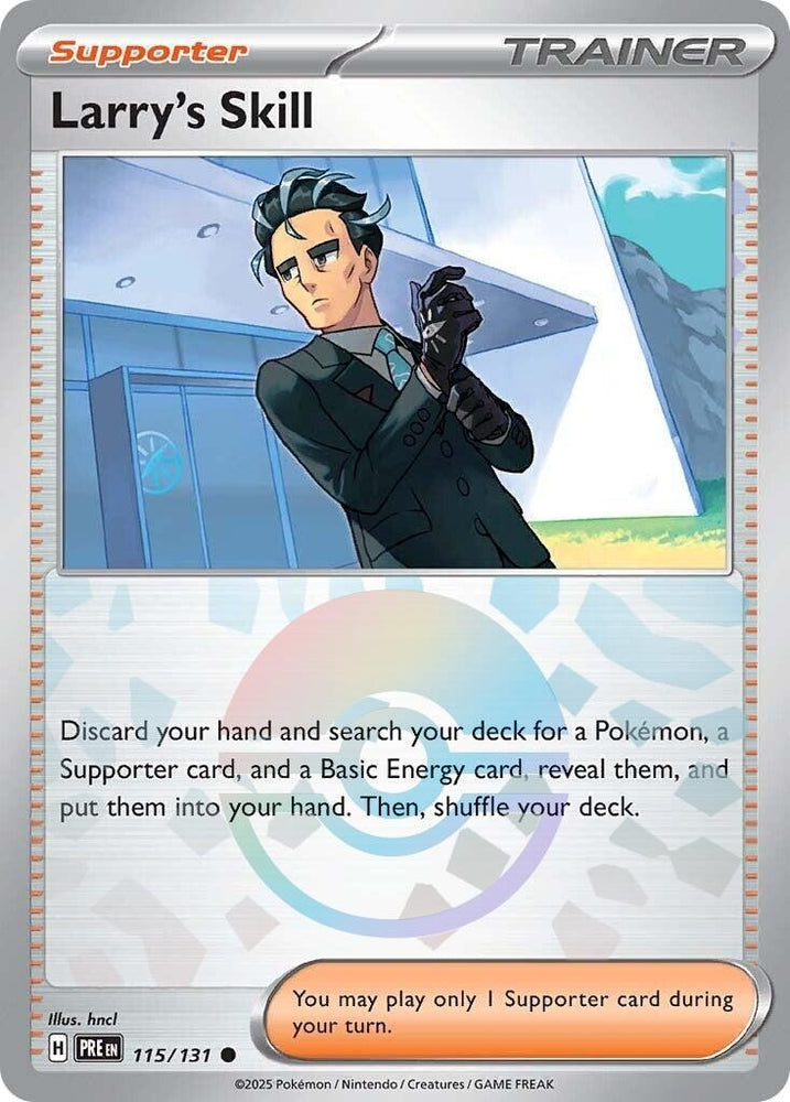 Image for Larry's Skill - 115/131 (Poke Ball Pattern) (115/131) [SV: Prismatic Evolutions]