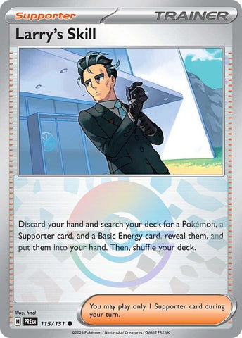 Image for Larry's Skill - 115/131 (Poke Ball Pattern) (115/131) [SV: Prismatic Evolutions]