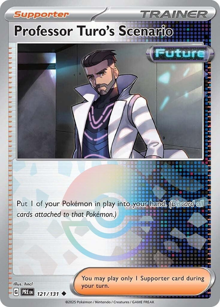 Image for Professor Turo's Scenario (Poke Ball Pattern) (121/131) [SV: Prismatic Evolutions]