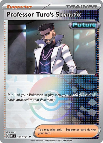 Image for Professor Turo's Scenario (Poke Ball Pattern) (121/131) [SV: Prismatic Evolutions]