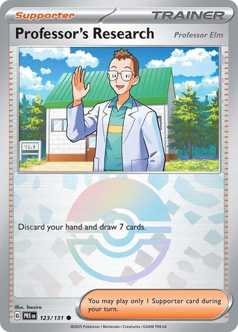 Image for Professor's Research [Professor Elm] (Poke Ball Pattern) (123/131) - Pokemon