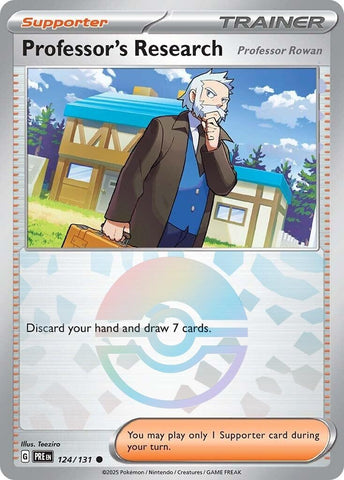 Image for Professor's Research [Professor Rowan] (Poke Ball Pattern) (124/131) (PRE)