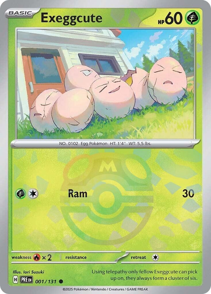 Image for Exeggcute (Master Ball Pattern) (001/131) [SV: Prismatic Evolutions]