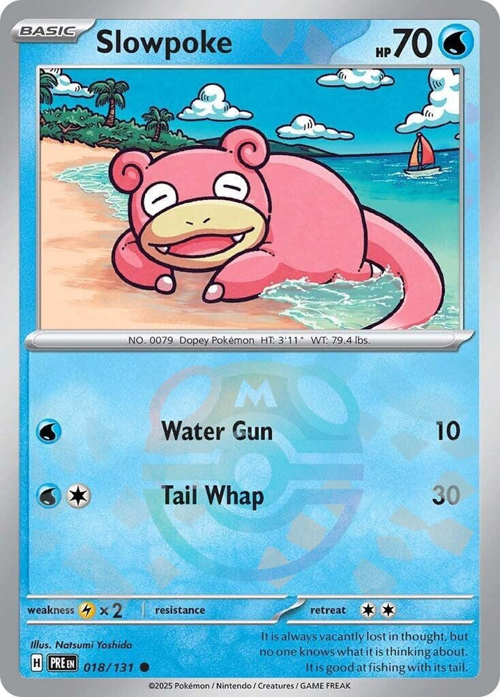 Image for Slowpoke (Master Ball Pattern) (018/131) (PRE)