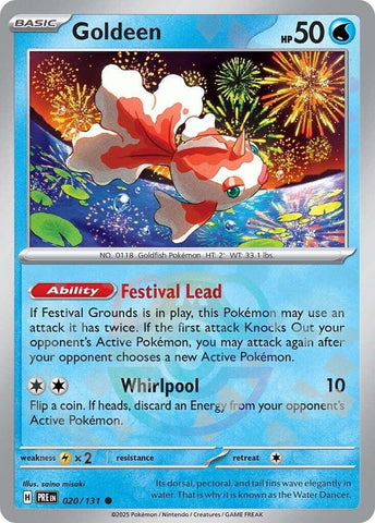 Image for Goldeen (Master Ball Pattern) (020/131) [SV: Prismatic Evolutions]
