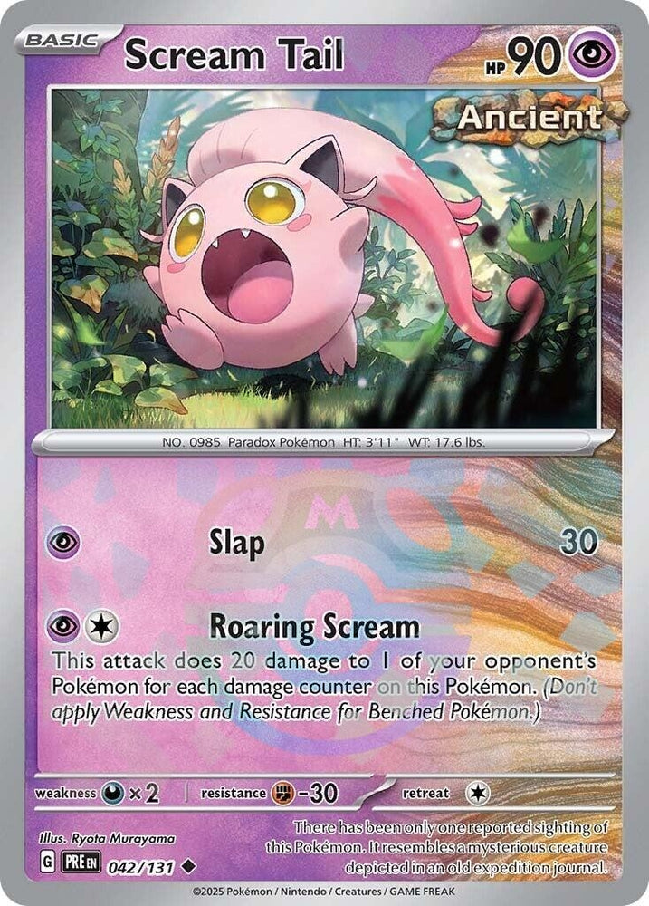 Image for Scream Tail (Master Ball Pattern) (042/131) [SV: Prismatic Evolutions]