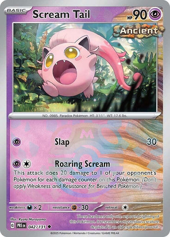 Image for Scream Tail (Master Ball Pattern) (042/131) [SV: Prismatic Evolutions]