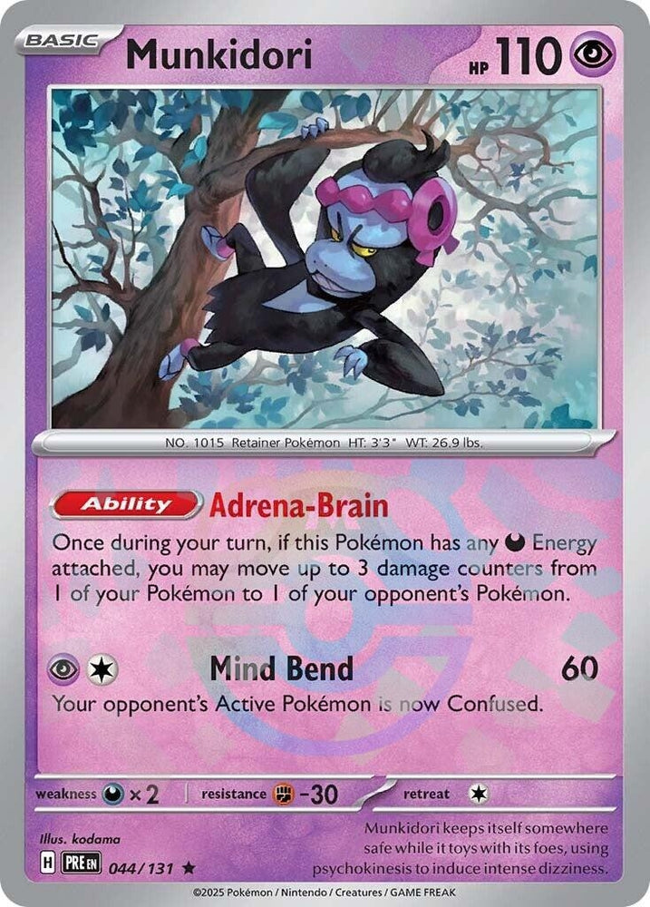 Image for Munkidori (Master Ball Pattern) (044/131) [SV: Prismatic Evolutions]