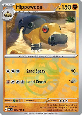 Image for Hippowdon (Master Ball Pattern) (053/131) [SV: Prismatic Evolutions]