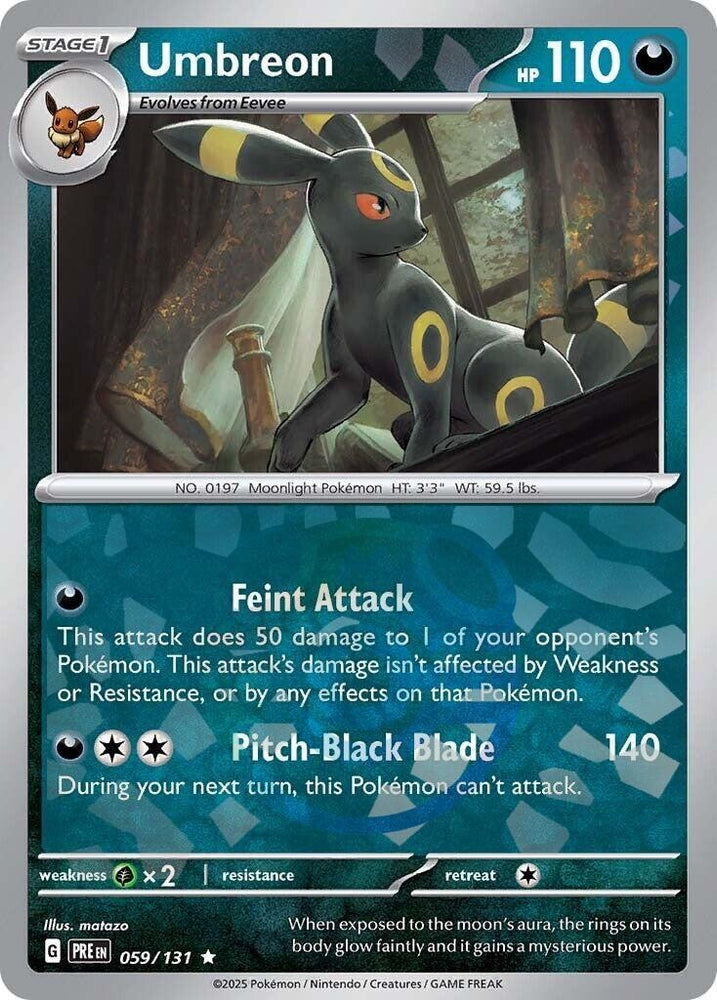 Image for Umbreon (Master Ball Pattern) (059/131) [SV: Prismatic Evolutions]