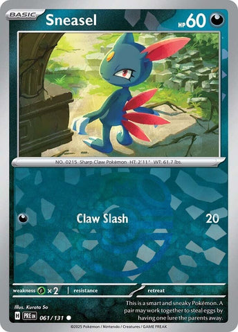 Image for Sneasel (Master Ball Pattern) (061/131) - Pokemon