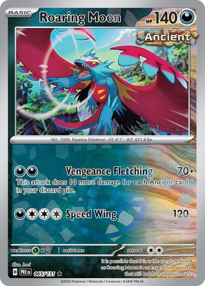 Image for Roaring Moon (Master Ball Pattern) (065/131) - Pokemon