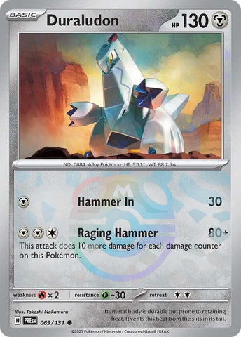 Image for Duraludon (Master Ball Pattern) (069/131) [SV: Prismatic Evolutions]