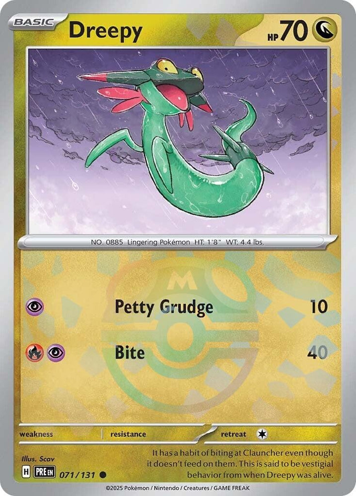 Image for Dreepy (Master Ball Pattern) (071/131) [SV: Prismatic Evolutions]