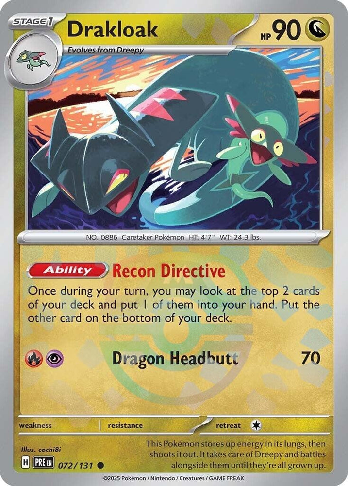 Image for Drakloak (Master Ball Pattern) (072/131) [SV: Prismatic Evolutions]