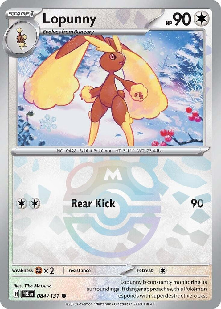 Image for Lopunny (Master Ball Pattern) (084/131) (PRE)