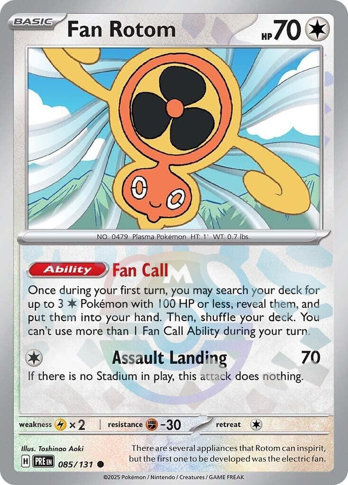 Image for Fan Rotom (Master Ball Pattern) (085/131) (PRE)