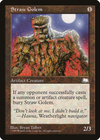 Image for Straw Golem - Magic: The Gathering