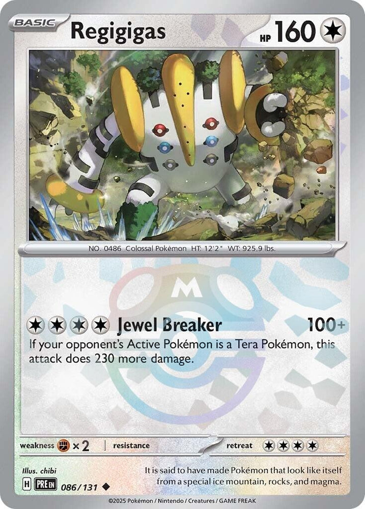 Image for Regigigas (Master Ball Pattern) (086/131) [SV: Prismatic Evolutions]