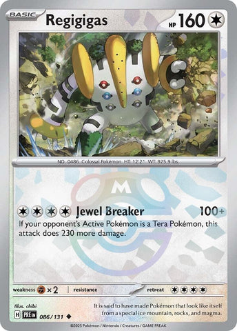 Image for Regigigas (Master Ball Pattern) (086/131) [SV: Prismatic Evolutions]