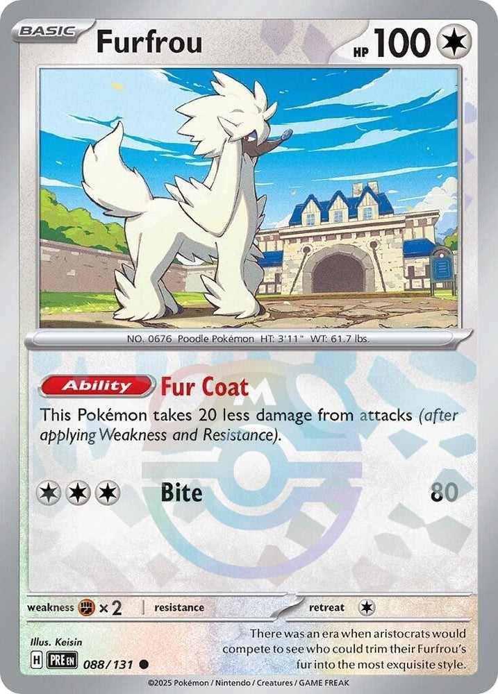 Image for Furfrou (Master Ball Pattern) (088/131) [SV: Prismatic Evolutions]