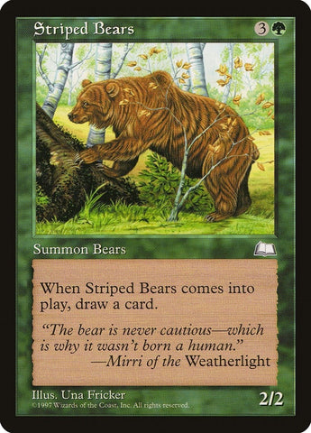Image for Striped Bears - Magic: The Gathering