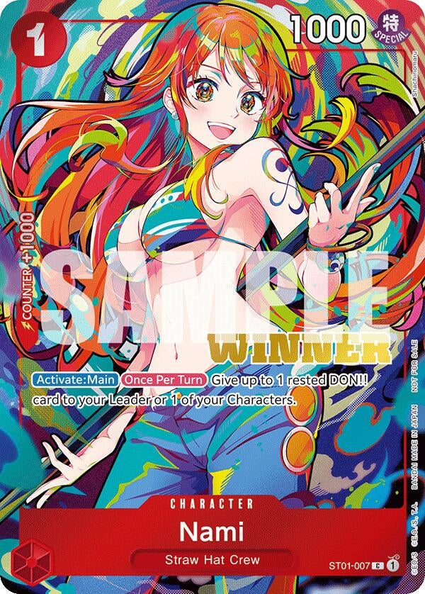 Nami (2025 New Year Event Winner) (ST01-007) (One Piece Promotion Cards)