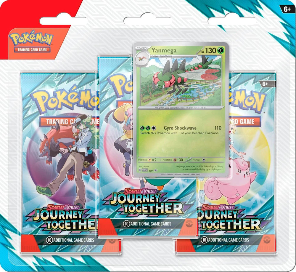 Image for Journey Together 3 Pack Blister [Yanmega] [SV: Journey Together]