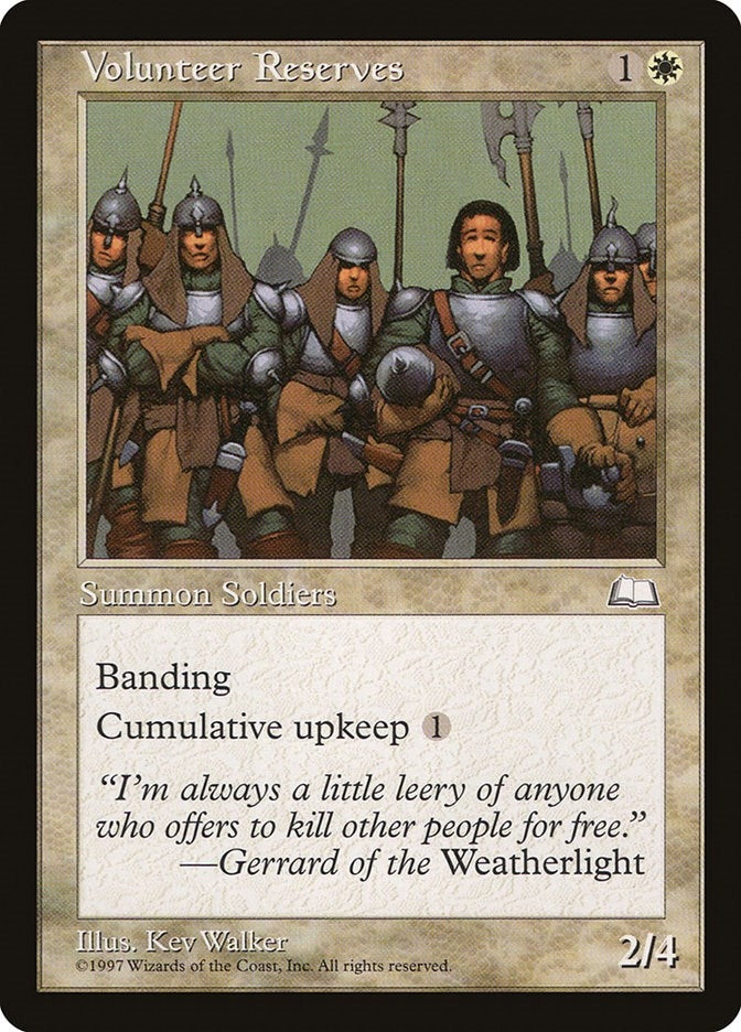 Image for Volunteer Reserves - Magic: The Gathering