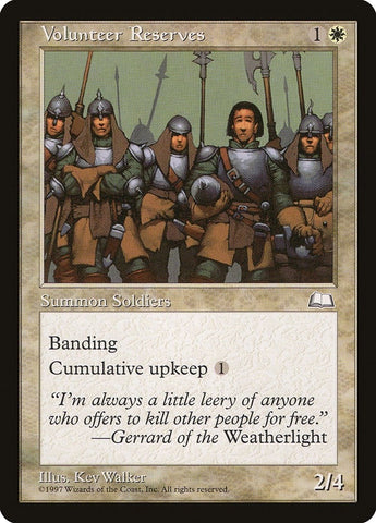 Image for Volunteer Reserves - Magic: The Gathering