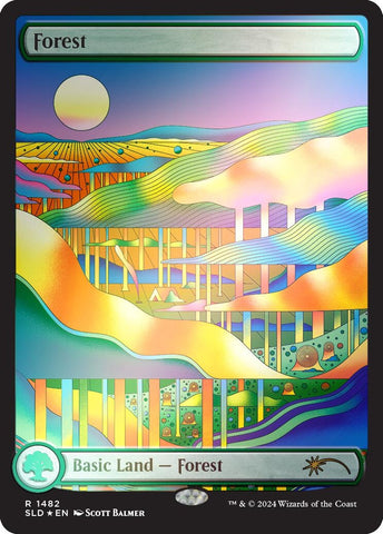 Image for Forest (1482) (Rainbow Foil) (1482) [Secret Lair Drop Series]