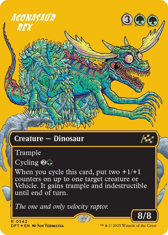 Image for Agonasaur Rex (Borderless) (First-Place Foil) (542) (DFT)