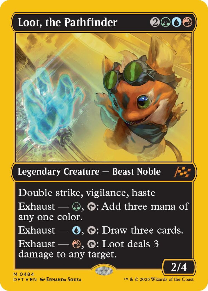 Image for Loot, the Pathfinder (First-Place Foil) (484) (DFT)