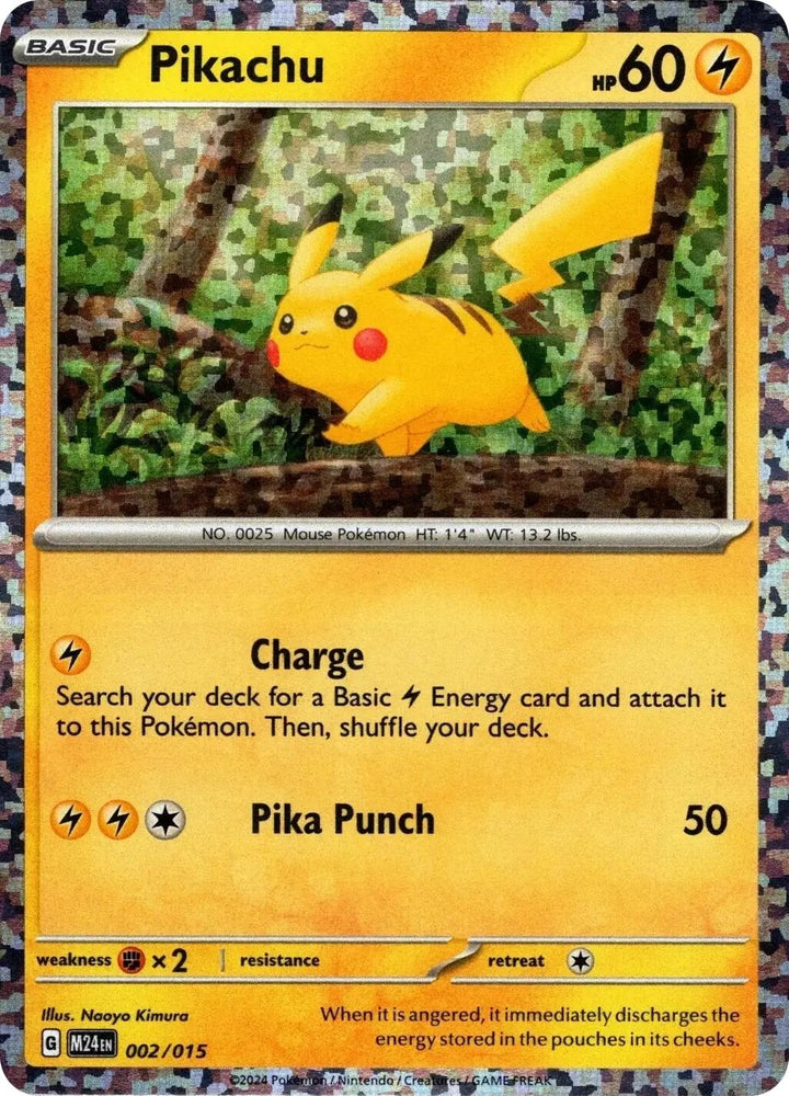 Image for Pikachu (002/015) - Pokemon