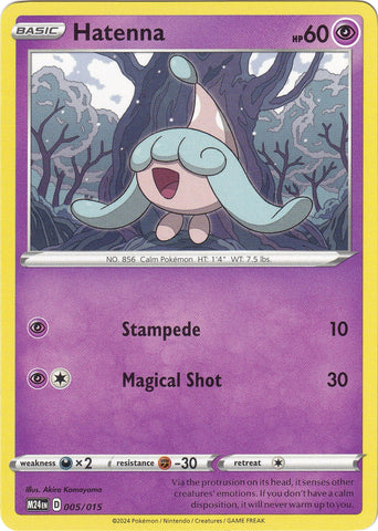 Image for Hatenna (005/015) - Pokemon